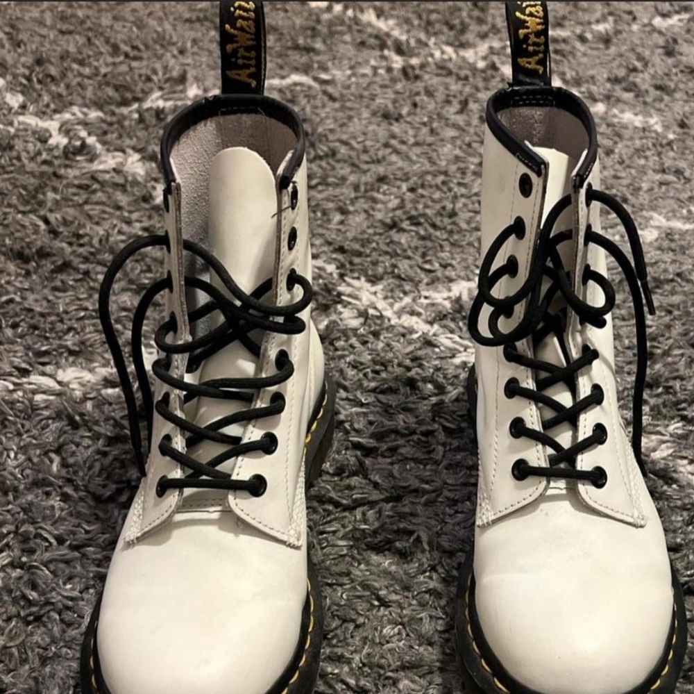 Dr. Martens 100% leather Women's boots size 8.  New worn once.  Last price drop